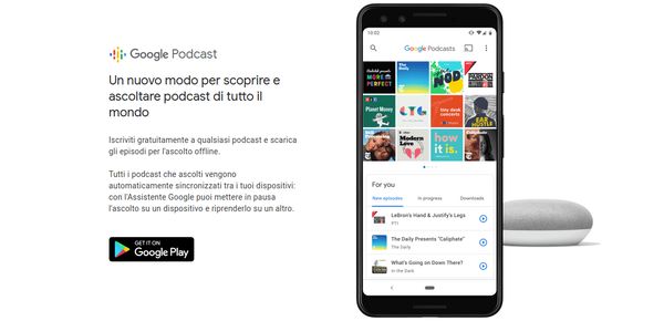 Indicizzare un podcast su Google Podcast